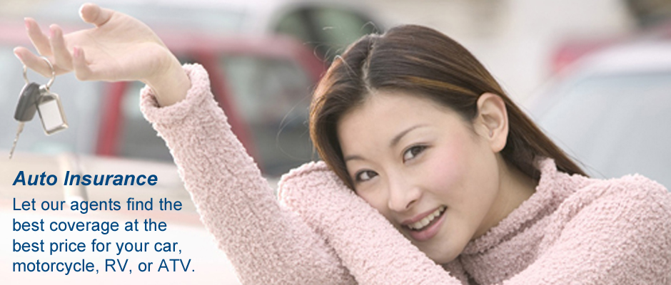Insurance for Car, Auto, Motorcycle, RV, ATV